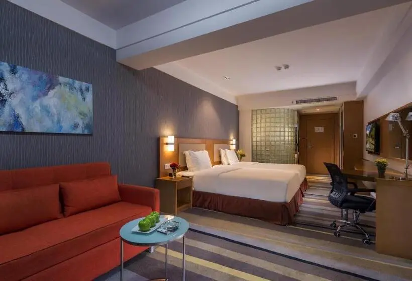 キングサイズベッドのスタンダードルーム, Holiday Inn Express Daocheng Yading By Ihg