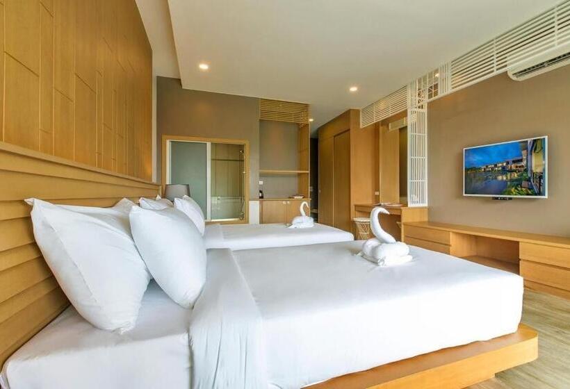 带海景的豪华间, Baan Rim Ao