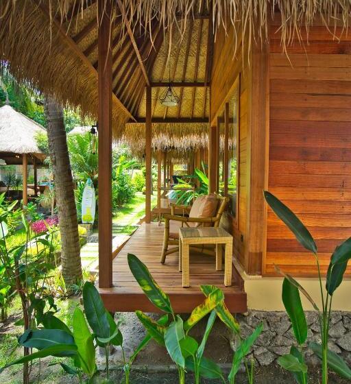 스탠다드 방갈로 정원 전망, Village Vibes Lombok