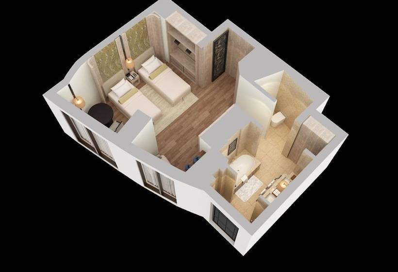 Habitació Deluxe Vista Ciutat, Waldorf Astoria Bangkok