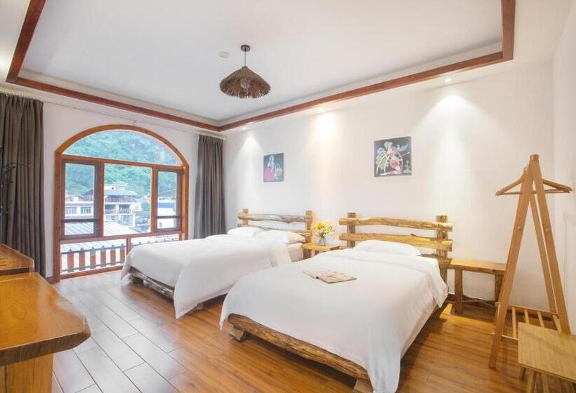 اتاق استاندارد با چشم‌انداز, Yangshuo Xiao Long River