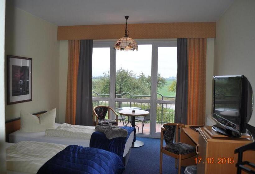 غرفة قياسية مزوَّدة بشُرفة, Turmhotel Schwedt