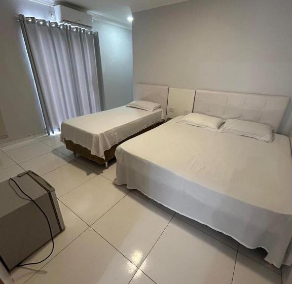 バルコニー付きスタンダードトリプルルーム, Vitória Hotel   Guaíra Pr
