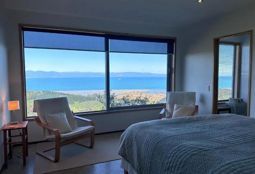اتاق استاندارد با چشم‌انداز دریا, Big Sky Nelson Luxury Eco B&b