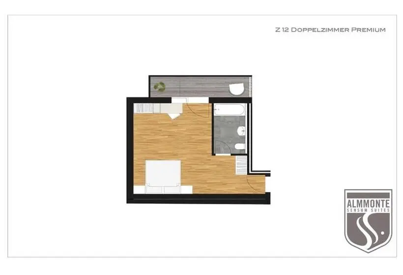 バルコニー付プレミアムルーム, Almmonte Sensum Suites Boutique