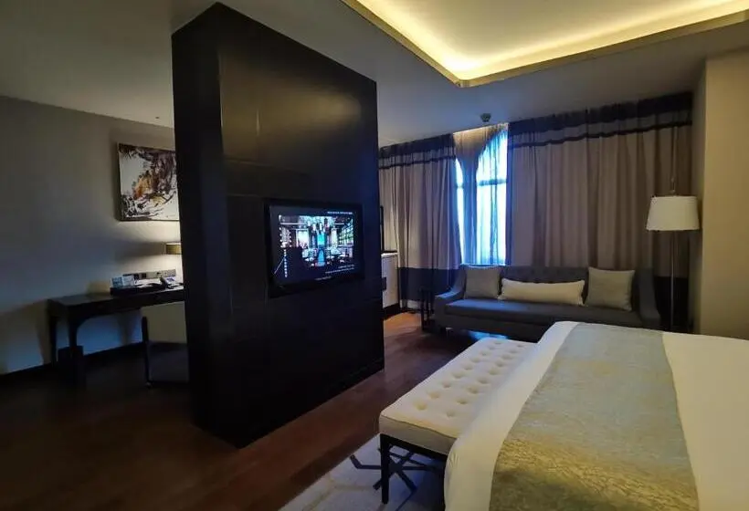 キングサイズベッドのデラックスルーム, Primus Hotel Wuhan Hannan