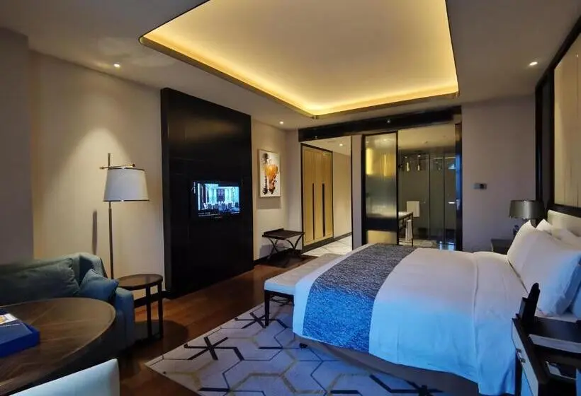 キングサイズベッドのエクゼクティブルーム, Primus Hotel Wuhan Hannan