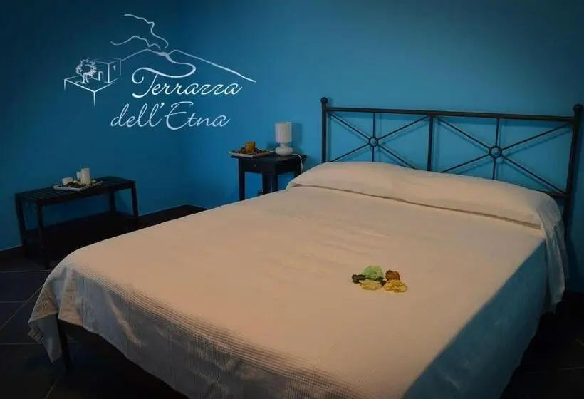 4 Bett Standardzimmer, B&b Terrazza Dell'etna