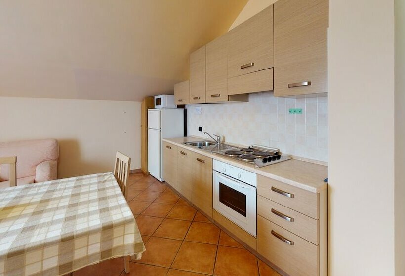 带1个卧室的公寓, Residence Mirafiori