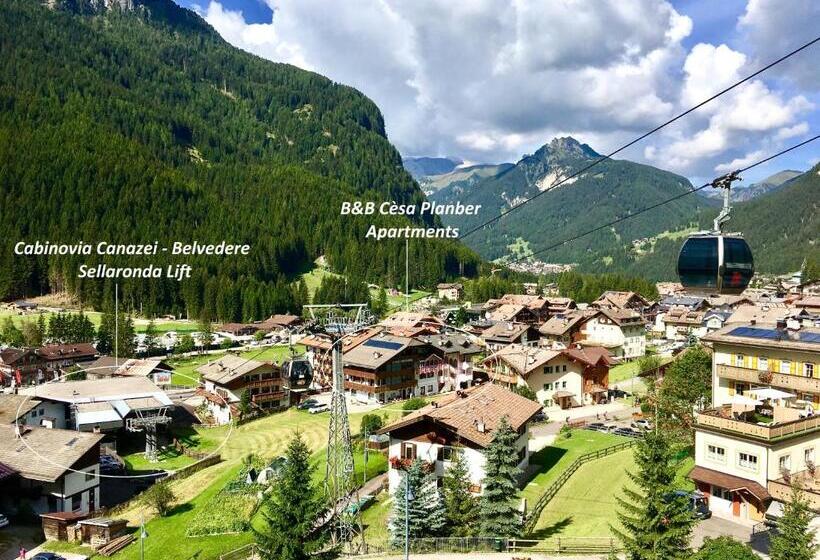 Pokój Deluxe z Balkonem, B&b Cèsa Planber Mountain View Ski In Ski Out