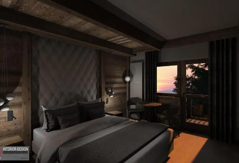 マウンテンビューデラックスルーム, B&b Cèsa Planber Mountain View Ski In Ski Out