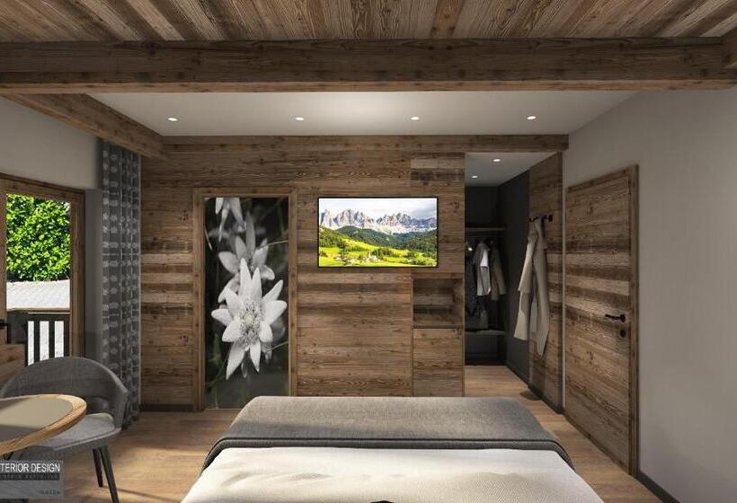 Hegyre Néző Deluxe Szoba, B&b Cèsa Planber Mountain View Ski In Ski Out