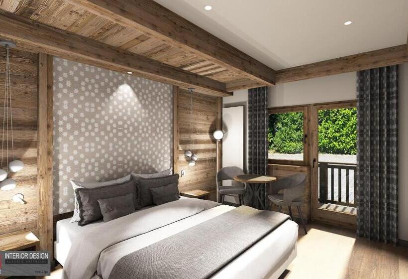 Deluxe Room Mountain View, B&b Cèsa Planber Mountain View Ski In Ski Out