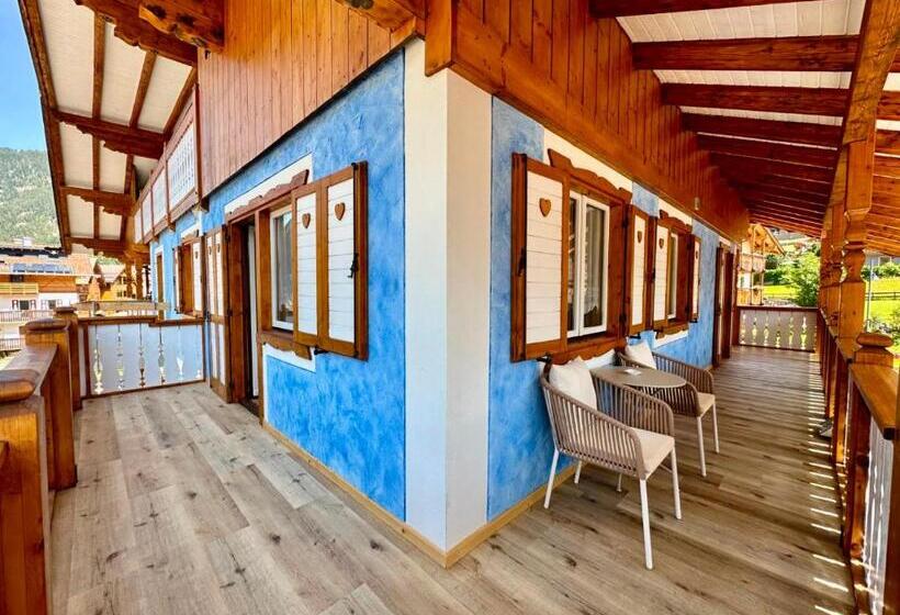 Pokój Czteroosobowy Standard, B&b Cèsa Planber Mountain View Ski In Ski Out