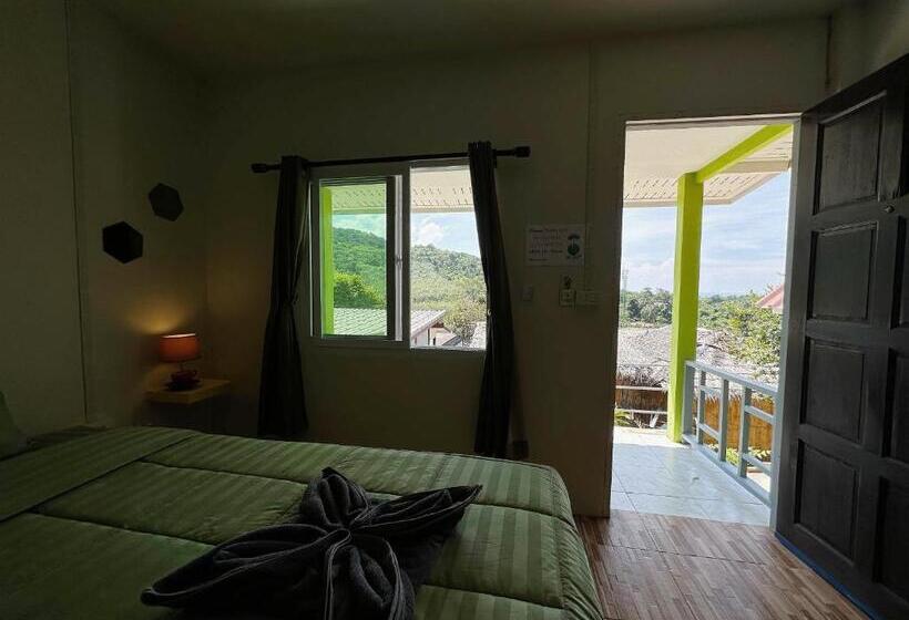 חדר דלוקס נוף לים, Cottage Hill At Lanta