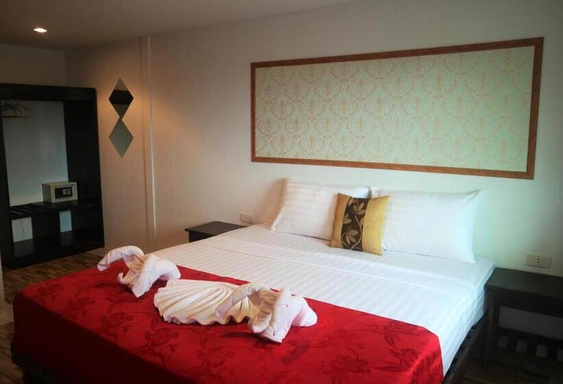 חדר דלוקס עם מרפסת נוף לים, Cottage Hill At Lanta