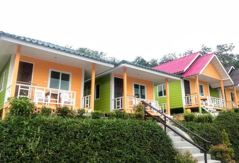 חדר דלוקס עם מרפסת נוף לים, Cottage Hill At Lanta