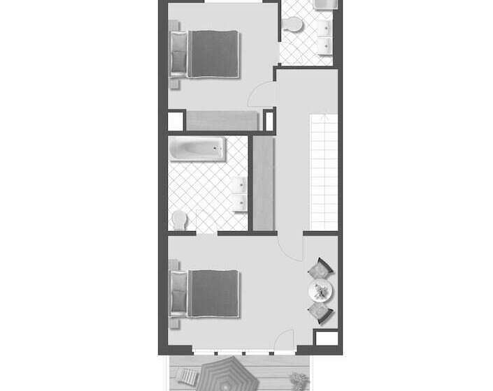 ３ベッドルームアパートメント, Chalet Kisseye