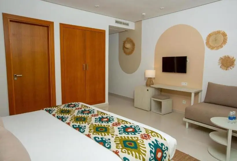 キングサイズベッドのスタンダードルーム, Lixus Beach Resort All In