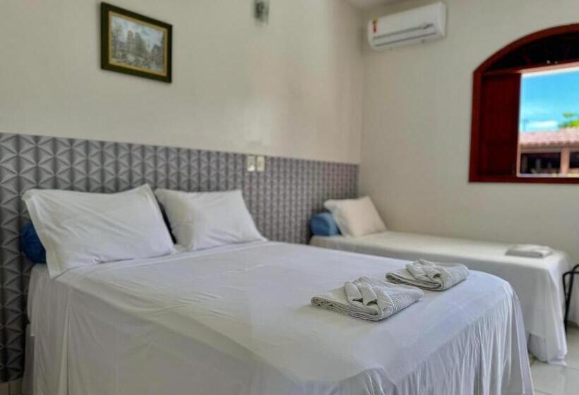 חדר משפחתי נוף לגינה, Pousada Recanto Do Prado