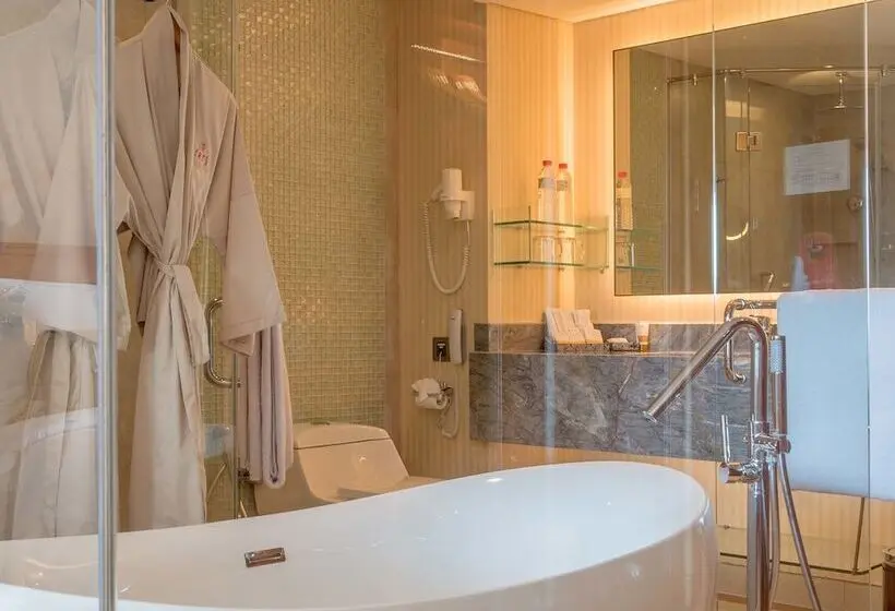 キングサイズベッドのデラックスルーム, Seres Springs Resort & Spa, Singakerta