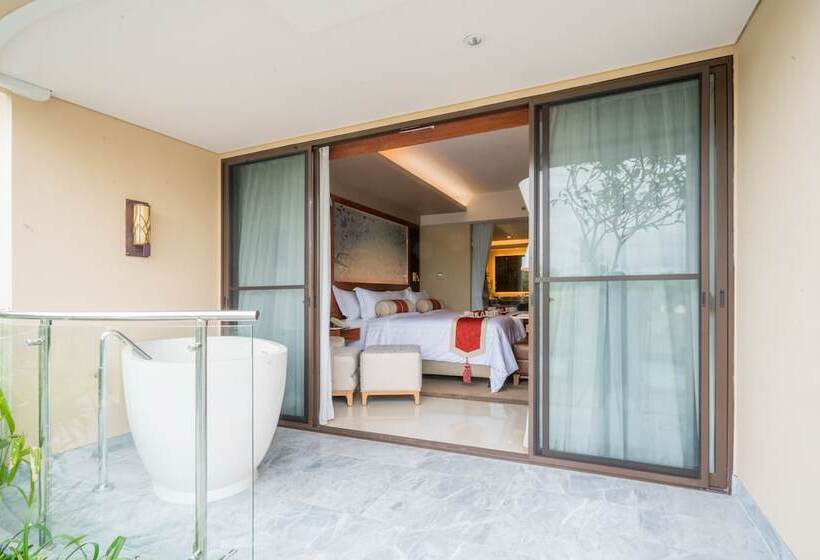 חדר דחוקס עם מיטת קינג, Seres Springs Resort & Spa, Singakerta