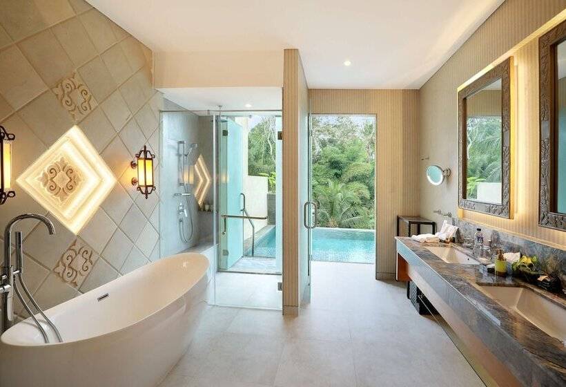 וילה עם חדר שינה אחד ובריכת שחיה, Seres Springs Resort & Spa, Singakerta