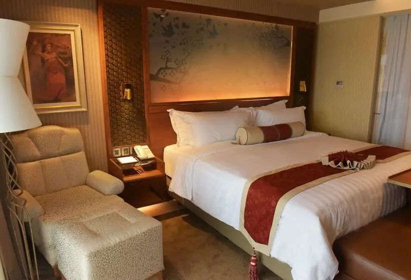 キングサイズベッドのデラックスルーム, Seres Springs Resort & Spa, Singakerta