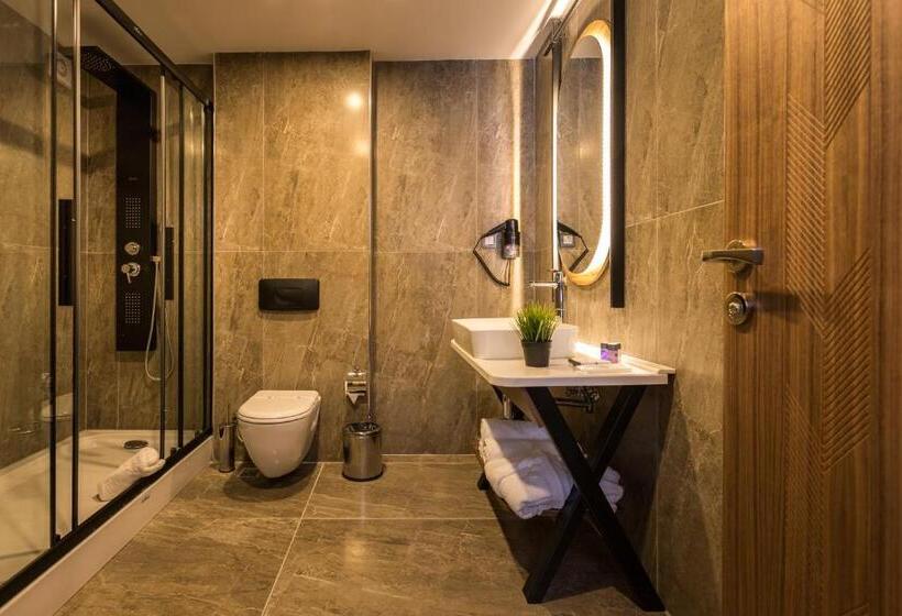 اتاق استاندارد با چشم‌انداز دریا, Marin Otel & Restaurant