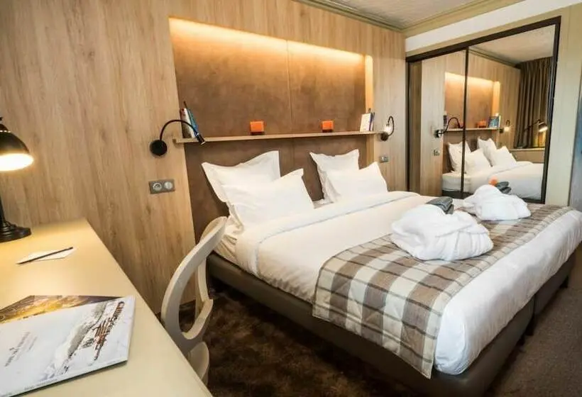 Standard-huone, Hôtel Courcheneige