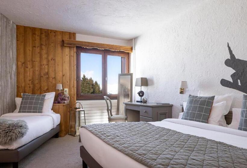 غرفة قياسية ثلاثية, Hôtel Courcheneige