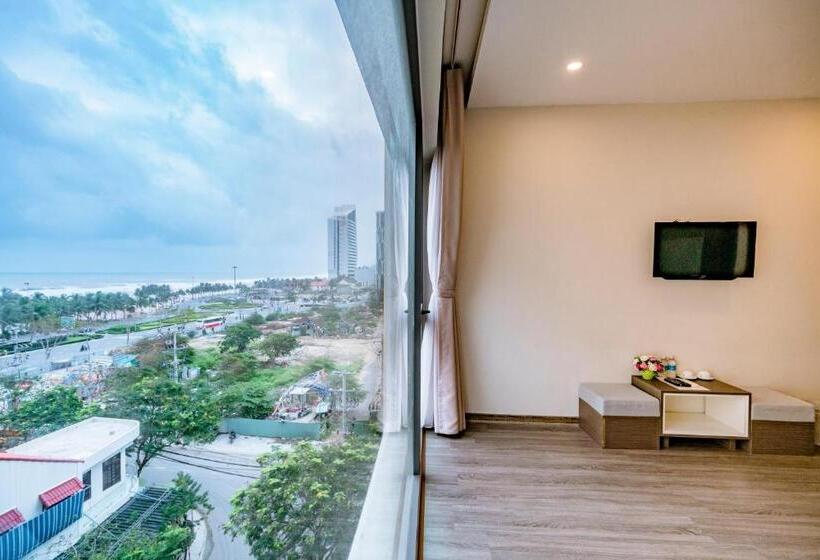 اتاق لوکس با چشم‌انداز دریا, The Shann Hotel Danang