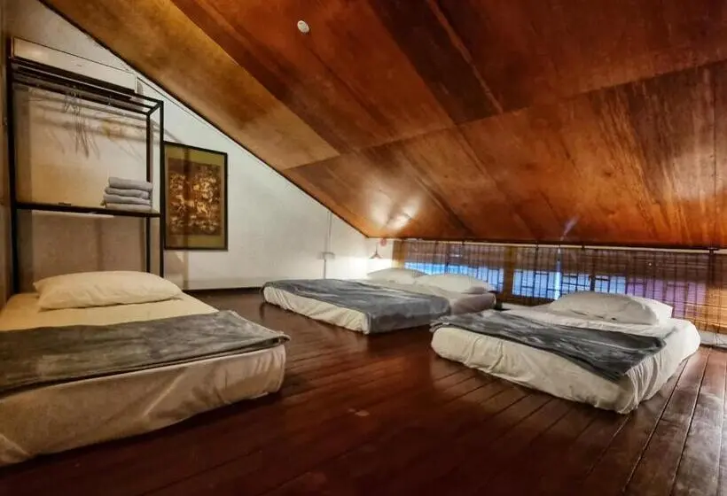 اتاق ساده سه‌ نفره, Treehouse Hostel