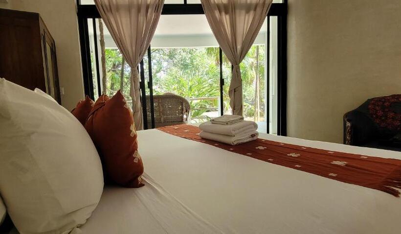 חדר דלוקס, מיטת קינג עם נוף, Casa Ambar Hotel & Boutique   Located In The Heart Of Tulum Hotel Zone