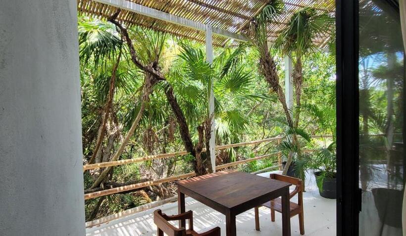 キングサイズベッド、ビュー付きデラックスルーム, Casa Ambar Hotel & Boutique   Located In The Heart Of Tulum Hotel Zone