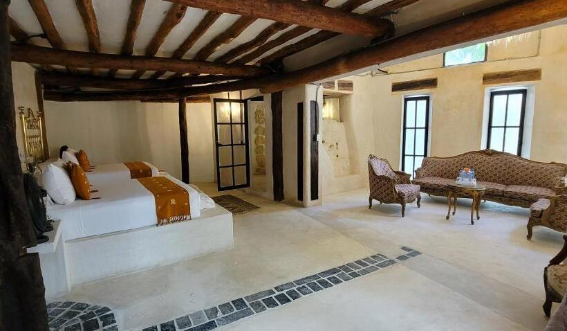 חדר משפחתי נוף לגינה, Casa Ambar Hotel & Boutique   Located In The Heart Of Tulum Hotel Zone