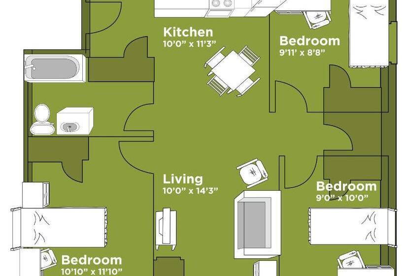 Standard Triple Room, United College