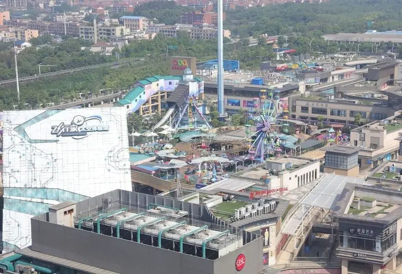 ２ダブルベッドのスタンダードルーム, Four Points By Sheraton Changsha, Meixi Lake