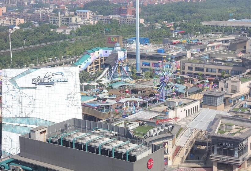 스탠다드 스튜디오 더블 침대, Four Points By Sheraton Changsha, Meixi Lake