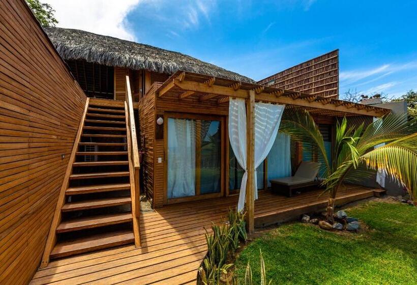 オーシャンビューのスタンダードバンガロー, Casa Safran Vichayito