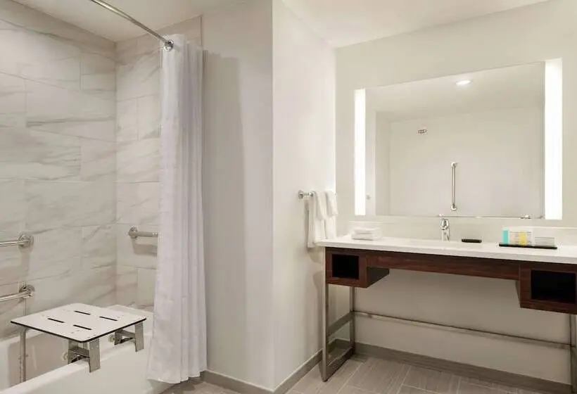 ダブルベッドのスタンダードスタジオ, Embassy Suites By Hilton Noblesville Indianapolis Convention Center