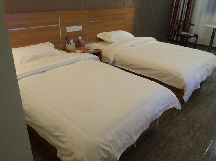 패밀리 룸, Thank Inn Chain Shangdong Zaozhuang Tengjingzhou Jinghe Bridge Haishang Mingyue