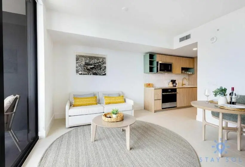 آپارتمان 1 خوابه با چشم‌انداز, Luxury City View Condo
