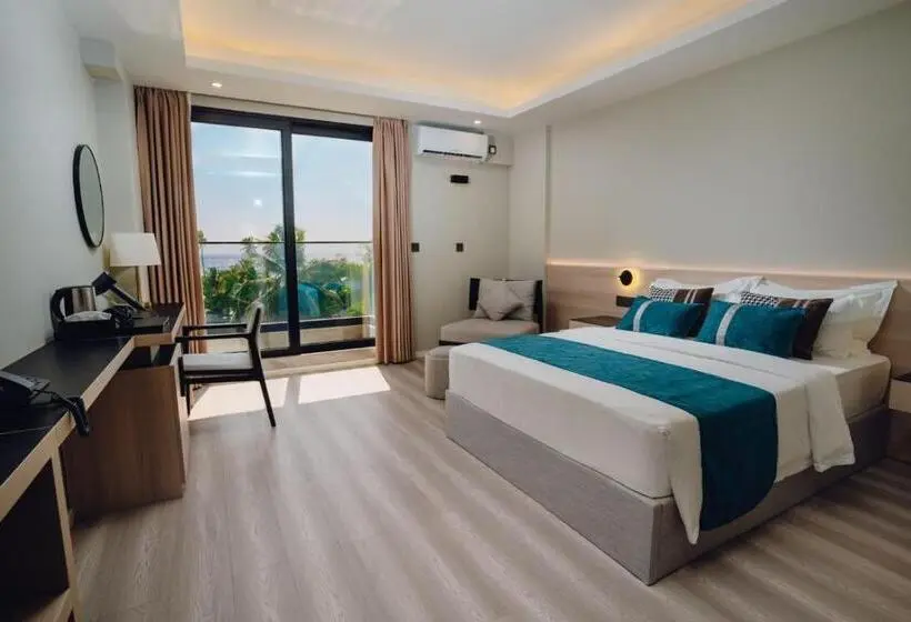 اتاق استاندارد با بالکن و چشم‌انداز دریا, Ocean Pearl Fuvahmulah