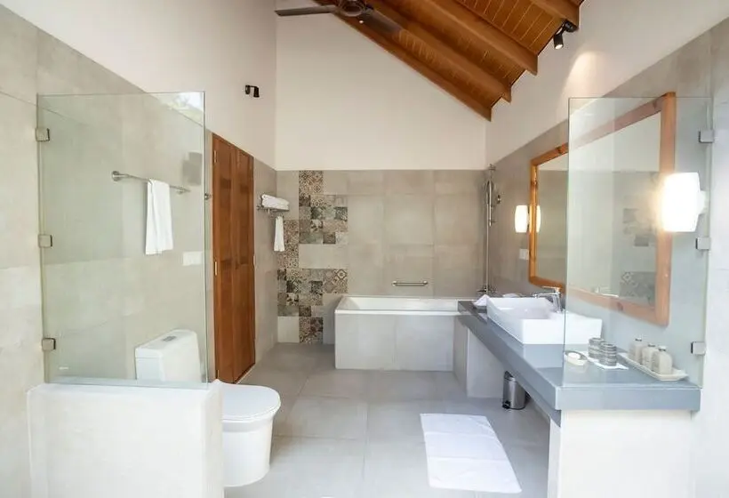 Deluxe-villa 1 Makuuhuone, Reethi Faru, Bio Luxury Resort