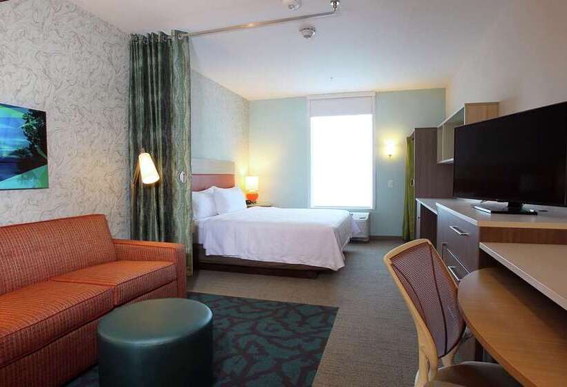 キングサイドベッドのスタンダードワンルーム, Homewood Suites By Hilton North Charleston