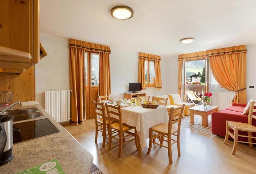 2ベッドルームアパートメント, Chalet Stelle Di Neve