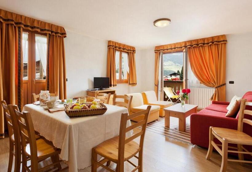 Апартаменты 2 Спальни, Chalet Stelle Di Neve