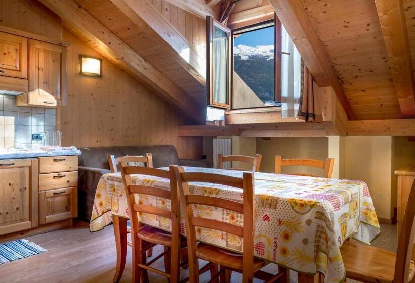 2ベッドルームアパートメント, Chalet Stelle Di Neve