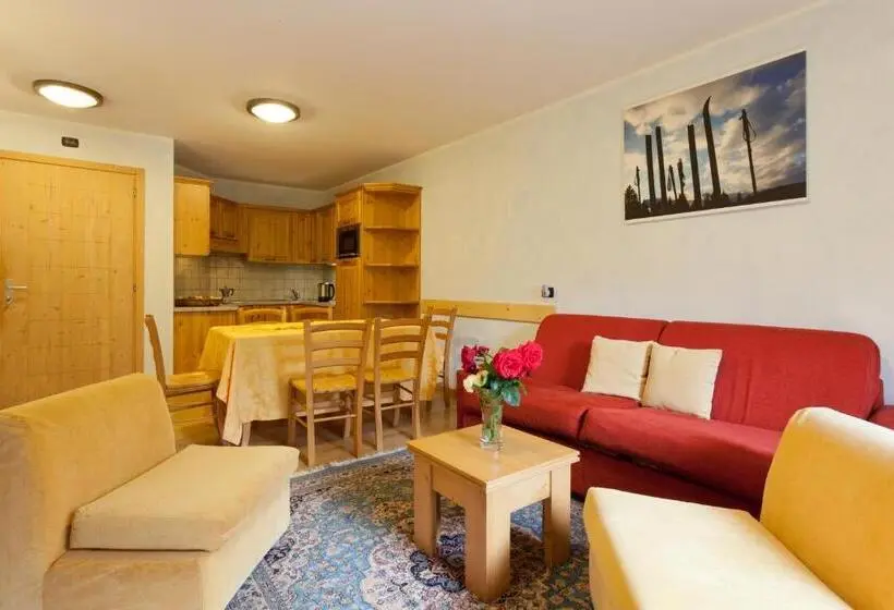 ３ベッドルームアパートメント, Chalet Stelle Di Neve
